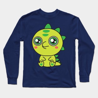 cute dinosaur Long Sleeve T-Shirt